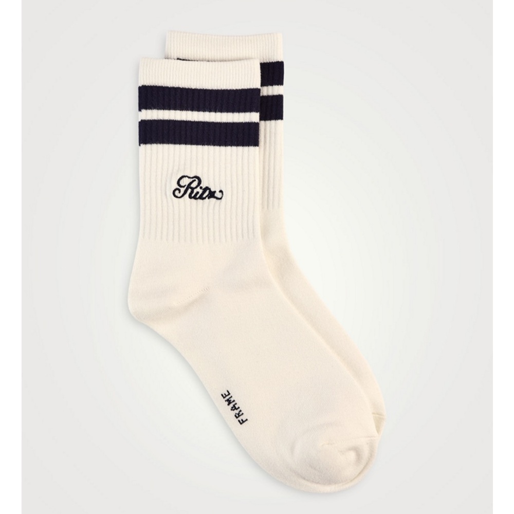 FRAME x Ritz Paris Embroidered Socks